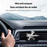 Air Freshener Mini Alloy Car Fragrance hine Relieve Stress Rotating Helicopter Aroma Diffuser for Vehicle Home Office Use