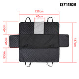 Car Seat Cover Trunk Protector Mattress Cat Dog Cushion Pet Travel Carrier Waterproof Car Rear Back Mat For Dogs