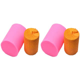 2X Cylinder Bee Honeycomb Candle Mold, Beehive Silicone Molds For Making Beeswax Candles Soaps