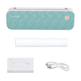 PeriPage A4 Wirless 210mm USB BT Mobile Photo Picture Printer with 1 Roll Thermal Paper