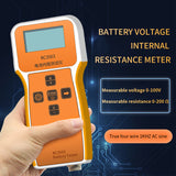RC3563 Internal Tester Voltmeter with LCD Display Rechargeable Voltage Resistance Meter for Lithium Battery