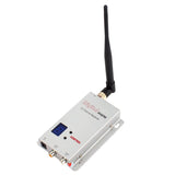 Wireless Transmitter+Receiver 1.2Ghz 1500MW 8CH AV Sender TV Audio Video Transmitter For QAV250 250 FPV Quadcopter Metal