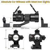 Tactical M2 Red Green Dot Scope Hunting Optics Holographic Reflex Sight For 20mm Cantilever Mount Airsoft Riflescope