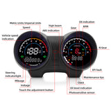 2023 New Digital Dashboard Speedometer Odometer RPM Meter LED Display Brazil CG150 for TITAN150 Fan150 Motorcycle