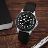 PINTIME Top Brand Sports Men Mechanical Wristwatch Luxury Automatic Watch Men's Stainless Steel Waterproof Clock