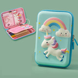 Stationery Box, Pencil Case, Schoolgirls, Children, Multifunctional Cute Pencil Case, Kindergarten
