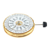 For 2836-2 Dual-Calendar Fully Mechanical Movement, Automatic Winding with Day-Calendar Watch Heart (Gold)