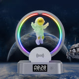 Magnetic Levitating Bluetooth Speaker ating Astronaut Speakers Sound Box with LED Light Show Wireless Charger New