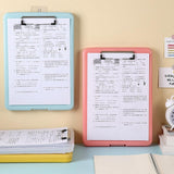 Thickened Organizer Capacity A4 File Storage Box with Clipboard Examination Papers for School