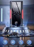 Portable Compressor - Cordless Electric Tire Inflator, 8000mAh 1000A Jump Starter and Air Pump with Emergency Light for Car.