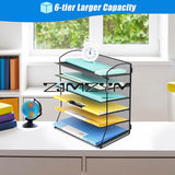 Document Tray Office Desktop Living Room bedroom Storage Iron Mesh File Rack