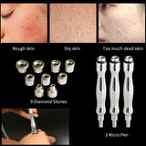 5 in 1 Ultrasonic Skin Scrubber Care Tools Deep Cleaning Blackhead Remover Device Hot & Cold Scraping Beauty Equipment