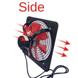 10 inch Powerful Industrial Ventilation Extractor Metal Axial Exhaust Commercial Air Blower Fan Stainless Steel Wall Fans