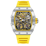 New Luxury Watches Men ONOLA Brand Fashion Hollow Full Automatic Mechanical Men Watch Waterproof Clock