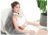 Intelligent Back and Neck Massager Electric Pulse Far Infrared Heating Pain Relief Tool Health Care Relaxation Cervical Massage