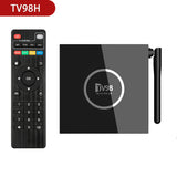TV98H Android 12.1 TV Allwinner H313 Quad Core 2GB 16GB 2.4G 5.0G WIFI UHD 4K Media Player Set Top Box