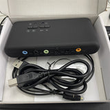 7.1 External Stereo 2.0 Sound Card Cmi6206 Chipset Audio Device Spec1.0 And Usb Hid Class Spec