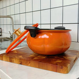 1pc, Pumpkin Micro Pressure Cooker (27.28cm), Creative Halloween Medical Stone Stockpot, Large Cooking Pot, Kitchen Utensils