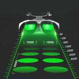 Acupuncture Eye Massager with 24D Laser Moving Light Spots for Vision Restoration Training and Myopia Treatment TENS Stimulation