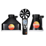 Testo 417 Set 1200×200mm and 330×330mm Vane Anemometer Set 0563 4171 with 100mm Testo 417 Vane Anemometer