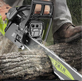 58cc Professional Wood Cutter Chain Saw Gasoe CHAINSAW With 20'' Guide