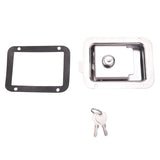 20X Paddle Slam With & Key Travel Trailer Lock Stainless Steel RV Door Flush Mount Handle Latch