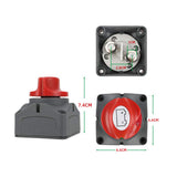 12V 24V 48V Power Cut/Shut Off for Boat Car Marine RV ATV UTV Waterproof Battery Isolator Switch 200/1200A
