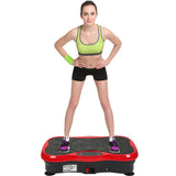 Exercise Fitness Slim Vibration Trainer Platform with Body Shaper Resistance Band. 120KG Max Bearing. HWC.