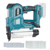 Cordless Electric Nail Gun for Straight/N-shape Nails. With Pure Copper Motor. Woodworking Universal DIY Tool. For Battery.