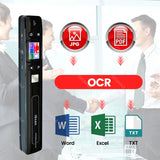 WiFi iSCAN Wireless Mini Portable A4 Document Scanner with 32G TF Card Images JPG PDF Formate Reader Pen 1050 dpi USB Wired