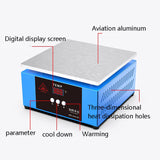 Digital Display Constant Temperature Heating Table Aluminum Preheating Film Electronical Hot Plate Tool JF946-200