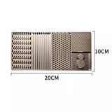Copper Design Stamping Plate Cube Stamper tails Making Bar Ice Cream Printing Bartender Whisky Press Drawer Mold
