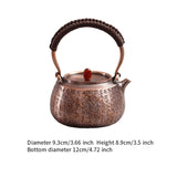 1300ml Copper Kettle - Portable Coffee Pot For Camping, Tea House & Hiking