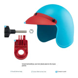Rainproof Motorcycle SunShade Mini Cell Holder Hat Nylon Snowproof Riding Mobile Phone Helmet Umbrella