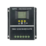 50A 60A 70A 80A 90A 100A MPPT Charge Controller 12V 24V 36V 48V Auto Solar Panel Charger Regulator for Lead-acid/Lithium