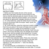 Electric Neck Pain Relief Back Pulse Cervical Massager Far-infrared Heating Analgesic Health Care Relaxation Tools