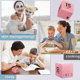 3PCS Cubic Timers Gravity Sensor Flip Workout Study Game Meditation Timer 1-3-5-10Minutes And 15-20-30-60Minutes