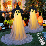Halloween LED Glow Ghost Holiday Ghosts Shape Lights Luminous Hangable Pendant Horror Props Festival Party Decoration