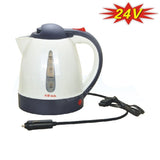 1000mL Electric 12V/24V 150W Portable Cigarette Lighter Kettle for Trip Car Truck Travel Coffee Heated Tea Pot