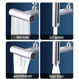 1pc, Four-speed Raindance Faucet Set: Supercharged Kitchen Waterfall Raindance Four-speed Faucet Aerator