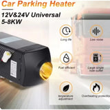 Car Air 12V/24V8KW Diesel with Remote Parking Heater Suitable for RV Trailer Camping Vehicle Equipment Accessories