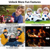HD Digital 44MP 1080P FHD Photography Video Camcorder 16X Zoom Portable Vlogging Camera for Kids Adults Beginners