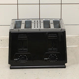 4 Slices Counter Toaster Breakfast hine Convenient Household Double Independent Control Panel Adjustable for Sand Waffle