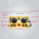 Original Wireless Industrial Controller Electric Hoist Remote Control Transmitter + 1 Receiver F24-60 Crane 220/380v