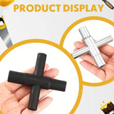 Faucet Triangle Key Wrench As Shown Aluminum Alloy Phillips Wrench Multifunction Wrench 4 Ways Universal Hand Tools