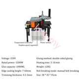 Portable Mini Banding hine Wood PVC Two-sided Gluing Edge Bander Woodworking Tool