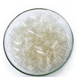 1000Pcs Wholesale Standard Size 00 0 1 # Empty Shell Gelatin Clear Transparent Hollow Seperated Capsules