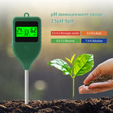 3in1 pH MeterSoil Meter Farm Garden Fertility Tester Soil Moisture Detector for Indoor Planting Potted Plants Lawn