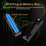 New DIY ABS Power Bank Cases 18650 Battery Holder Storage Box Case 1 Slot Batteries Container Hard PinA