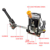 KZ-2T baler portable electric melting hot melt packing carton PPT semi-automatic strapping hine
